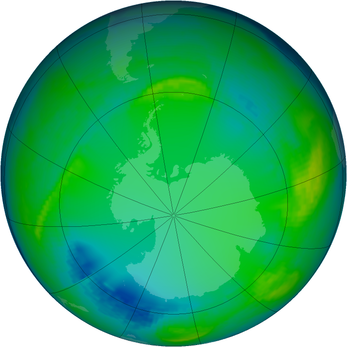 Ozone Map 2002-07-15